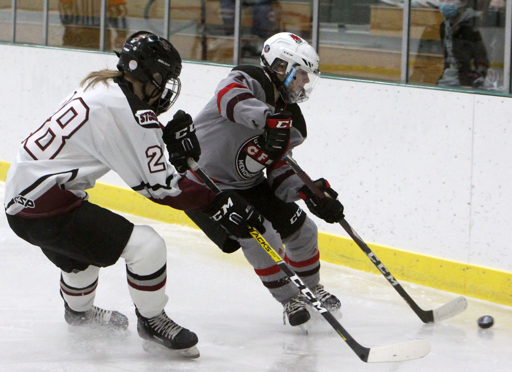 Prep girls hockey state semifinals: Chippewa Falls/Menomonie at Central Wisconsin 2-17-21